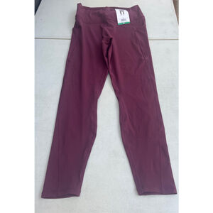 Women's Fabletics Leggings XL Dark Red NWT
